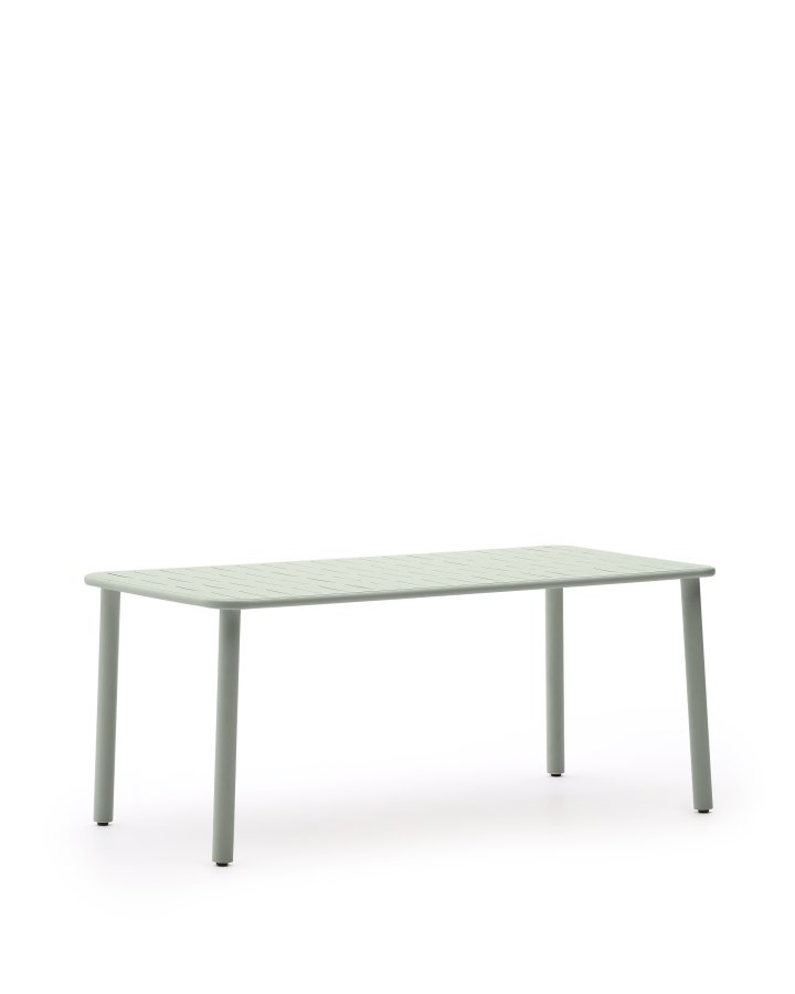 KAVE HOME Brai havebord, rektangulr - turkis galvaniseret stl (180x90)