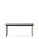 KAVE HOME Maurina udendrsbord i grn galvaniseret stl med grnne fliser 223 x 101cm