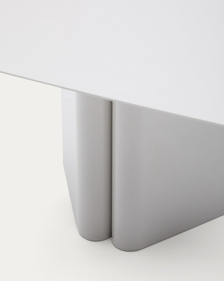 KAVE HOME Arvin sofabord, rektangulr - gr jern (70x52)