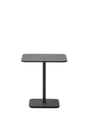 KAVE HOME Brai havebord, kvadratisk - mrkegr galvaniseret stl (70x70)