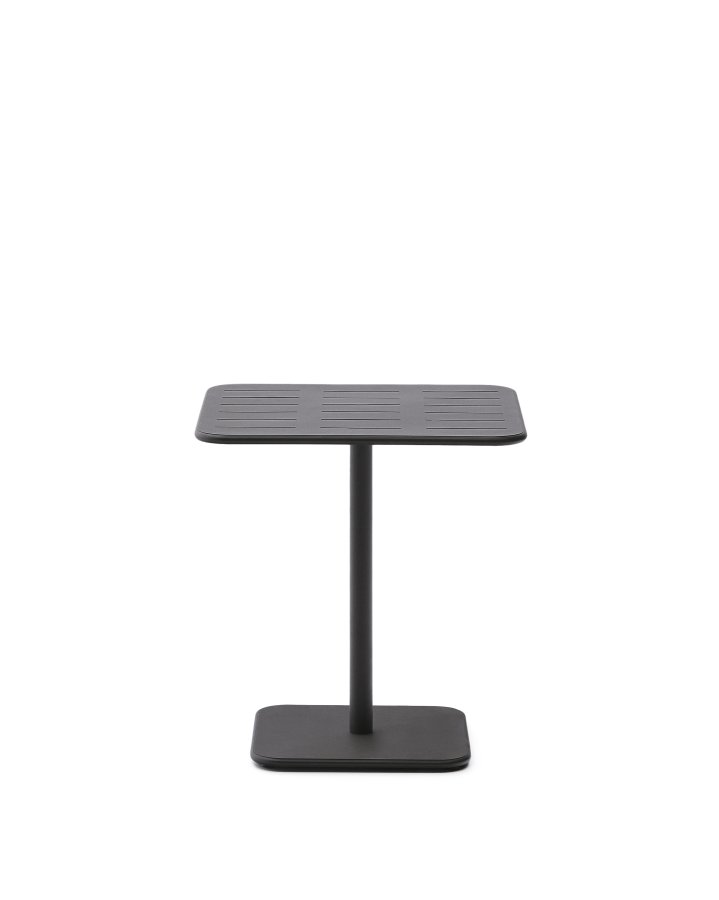 KAVE HOME Brai havebord, kvadratisk - mrkegr galvaniseret stl (70x70)