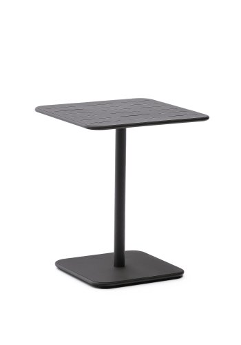 KAVE HOME Brai havebord, kvadratisk - mrkegr galvaniseret stl (70x70)