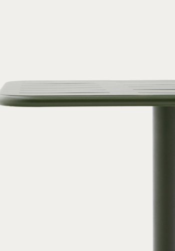 KAVE HOME Brai havebord, kvadratisk - grn galvaniseret stl (70x70)