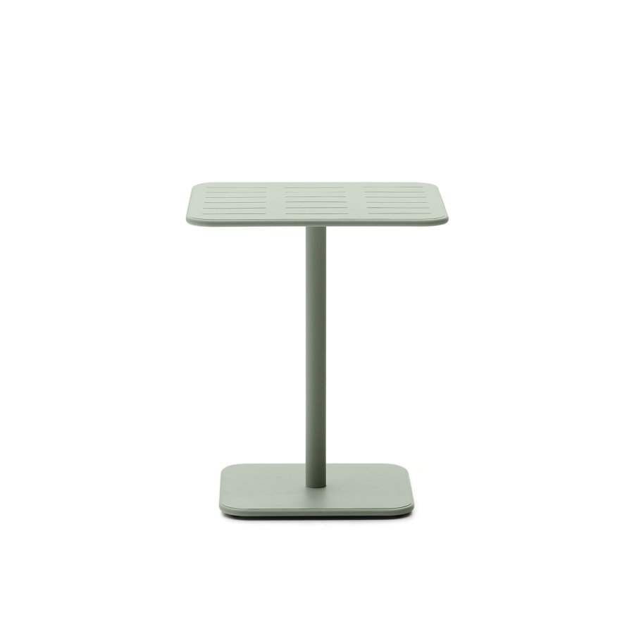 KAVE HOME Brai havebord, kvadratisk - turkis galvaniseret stl (70x70)