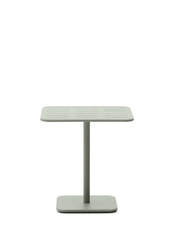 KAVE HOME Brai havebord, kvadratisk - turkis galvaniseret stl (70x70)