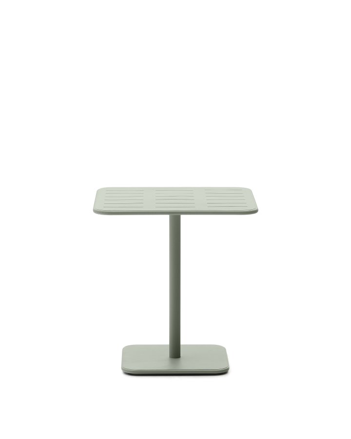 KAVE HOME Brai havebord, kvadratisk - turkis galvaniseret stl (70x70)