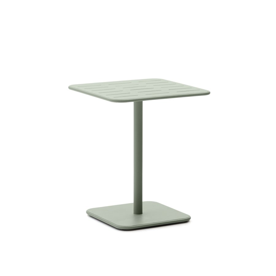 KAVE HOME Brai havebord, kvadratisk - turkis galvaniseret stl (70x70)