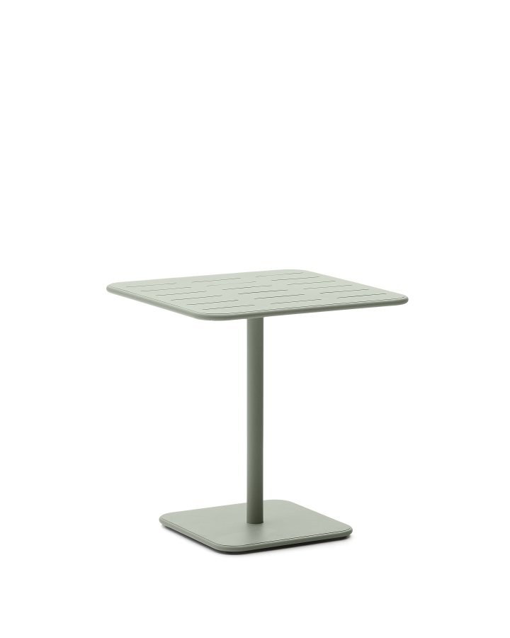 KAVE HOME Brai havebord, kvadratisk - turkis galvaniseret stl (70x70)