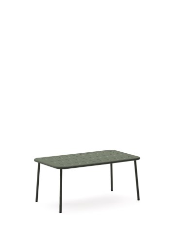KAVE HOME Zivia udendrs sofabord i grn galvaniseret stl 90 x 50cm