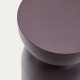 KAVE HOME Sidebord Rachell lavet af metal med lilla malet finish Ã˜30,5 cm