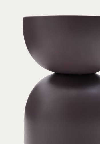 KAVE HOME Sidebord Rachell lavet af metal med lilla malet finish Ã˜30,5 cm