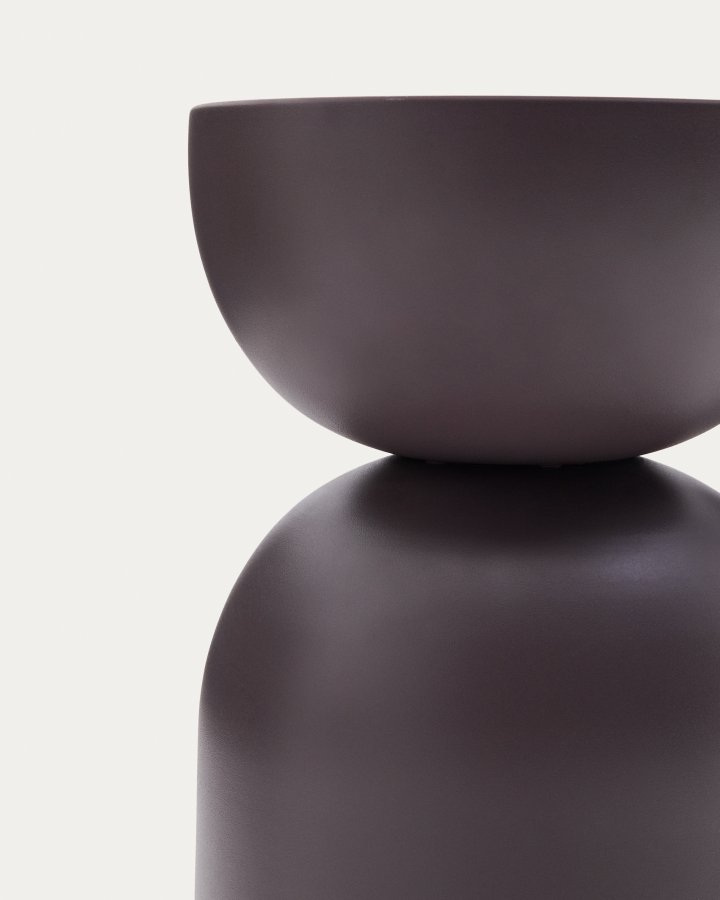 KAVE HOME Sidebord Rachell lavet af metal med lilla malet finish Ã˜30,5 cm