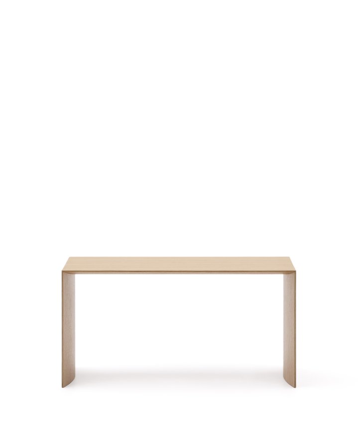 KAVE HOME Litto egefiner sofabord med naturlig farve finish, 90 x 45 cm