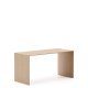 KAVE HOME Litto egefiner sofabord med naturlig farve finish, 90 x 45 cm