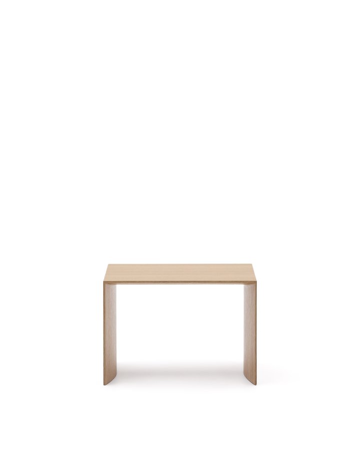 KAVE HOME Litto egefiner sidebord med naturlig farve finish, 55 x 40 cm