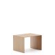 KAVE HOME Litto egefiner sidebord med naturlig farve finish, 55 x 40 cm