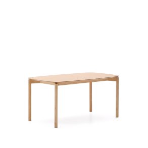 KAVE HOME Indara spisebord, rektangulr - natur askefiner (140x90)