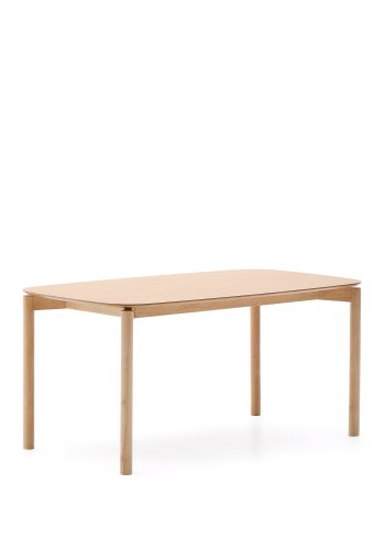 KAVE HOME Indara spisebord, rektangulr - natur askefiner (140x90)