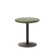 KAVE HOME Esilda udendrs rundt bord med grn cementplade Ã˜70cm og grnt stlfod Ã˜55x72cm