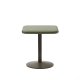 KAVE HOME Esilda udendrsbord med grn cementplade 70x70cm og grn stlbund Ã˜55x72cm