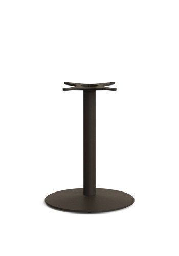 KAVE HOME Esilda udendrs rundt bord med hvid HPL plade Ã˜90cm og grn stlfod Ã˜55x72cm