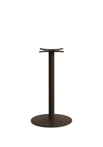 KAVE HOME Esilda hjt rundt bord med hvid HPL plade Ã˜70cm og grn stlfod Ã˜55x96cm