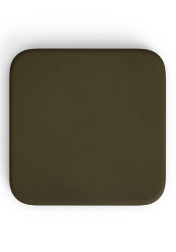 KAVE HOME Esilda udendrs hjbord med grn cementplade 70x70cm og sort stlbund Ã˜55x96cm