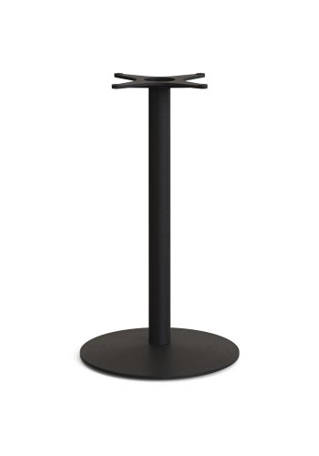 KAVE HOME Esilda udendrs hjbord med grn cementplade 70x70cm og sort stlbund Ã˜55x96cm