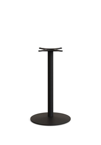 KAVE HOME Esilda udendrs hjbord med grn cementplade 70x70cm og sort stlbund Ã˜55x96cm