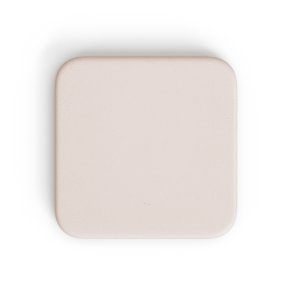 KAVE HOME Dina udendrsbord med hvid cementplade 70x70cm og sort stlfod 48x48x70cm