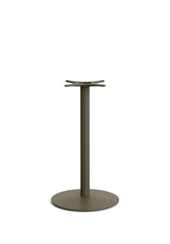 KAVE HOME Esilda udendrs hjbord med FSC 100% akacieplade 80x80cm og grn stlfod Ã˜55x96cm