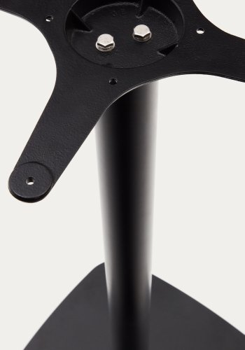 KAVE HOME Dina bar-bordben med firkantet metalbund i malet sort finish