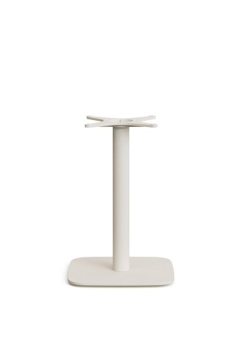 KAVE HOME Dina bar-bordben med firkantet metalbund i hvidmalet finish