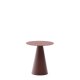 KAVE HOME Wilshire sidebord med matteret hrdet glas og mat terracotta malet stl finish Ã˜