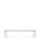 KAVE HOME Adularia sofabord, rektangulr - klar hrdet glas (140x60)