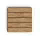 KAVE HOME Saura firkantet hjstangsbord sort stlstel naturlig finish akacieplade 96x70x70cm FSC100%