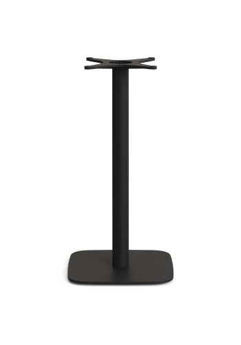 KAVE HOME Saura firkantet hjstangsbord sort stlstel naturlig finish akacieplade 96x70x70cm FSC100%