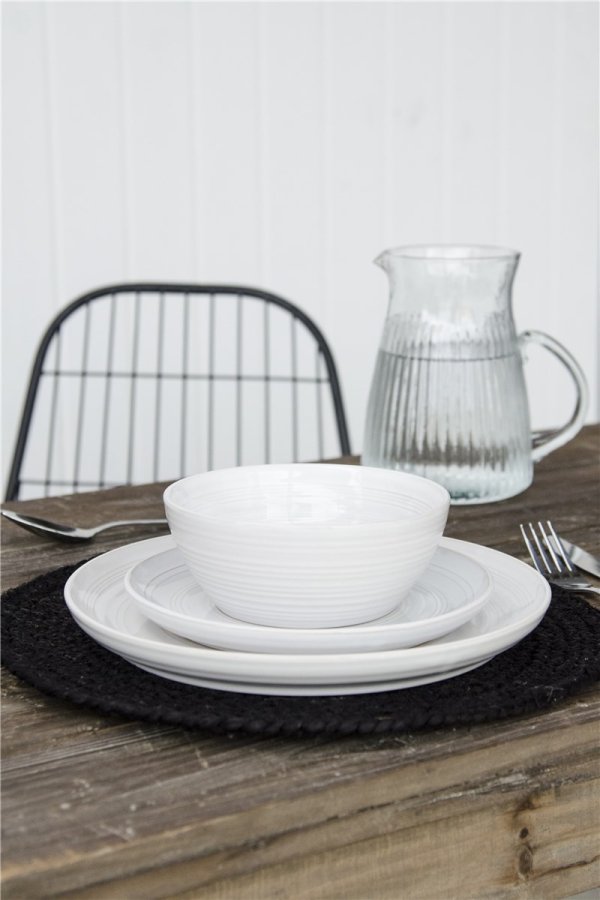 IB LAURSEN dkkeserviet - sort jute ( 35)