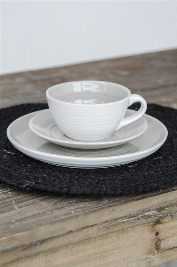 IB LAURSEN dkkeserviet - sort jute ( 35)