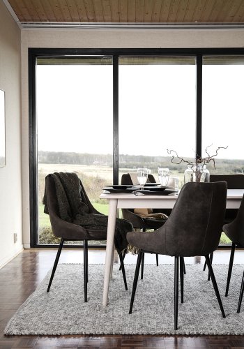 ROWICO Tyler rektangulrt spisebord - massivt hvidpigmenteret egetr (180x90)