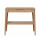 UNIQUE FURNITURE Amalfi konsolbord, m. 1 hylde og 1 skuffe - natur egfinér (90x37)