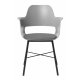 UNIQUE FURNITURE Whistler spisebordsstol, m. armln - gr polypropylen og sort metal