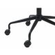 UNIQUE FURNITURE Whistler kontorstol, m. hjul - gr polypropylen og sort metal