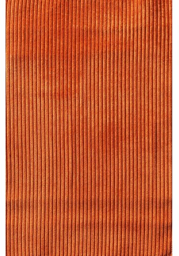 UNIQUE FURNITURE Rupert spisebordsstol - orange cordoroy polyester fljl og krom metal