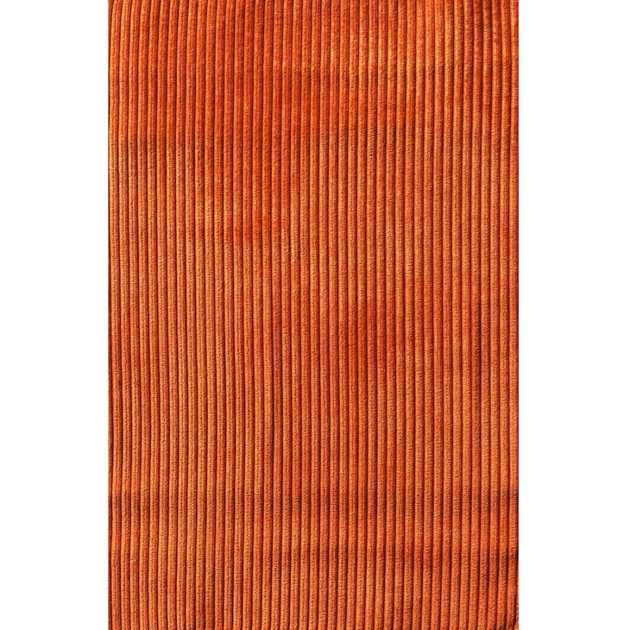 UNIQUE FURNITURE Rupert spisebordsstol - orange cordoroy polyester fljl og krom metal