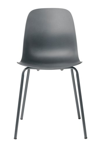 UNIQUE FURNITURE Whitby spisebordsstol - gr polypropylen og gr metal