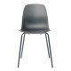UNIQUE FURNITURE Whitby spisebordsstol - gr polypropylen og gr metal