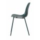 UNIQUE FURNITURE Whitby spisebordsstol - petrol polypropylen og petrol metal