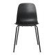 UNIQUE FURNITURE Whitby spisebordsstol - sort polypropylen og metal