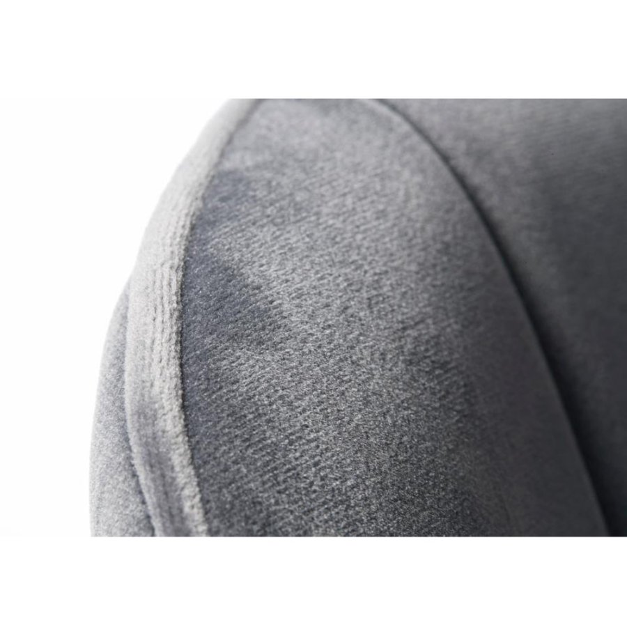 UNIQUE FURNITURE Hudson spisebordsstol - gr fljl og sort metal